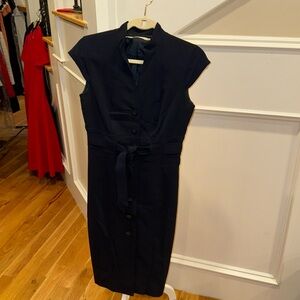 Button-down navy shirt dress by Calvin Klein size 4